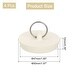 preview thumbnail 10 of 8, Rubber Tub Stopper, Bath Tub Drain Stoppers Sink Stopper Drain Plug with Hanging Ring for Bathtub Kitchen Bathroom - White 4 Pcs 8-49.5mm