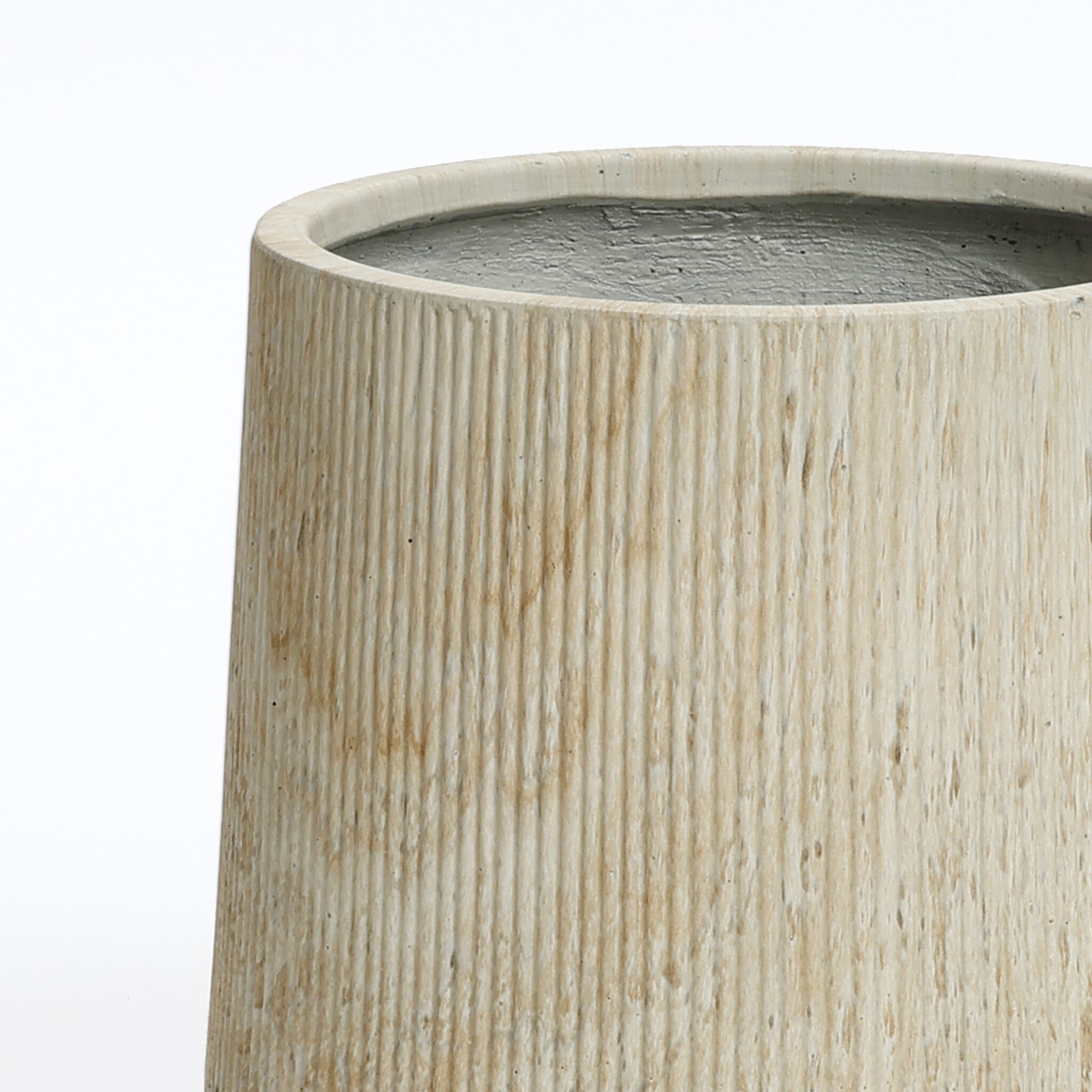 ブランド通販サイト Off-White Marble 2-Piece Ribbed Set Planter MgO Texture 鉢・プランター