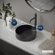 preview thumbnail 3 of 6, Karran Cinox Stainless Steel Round Vessel Sink