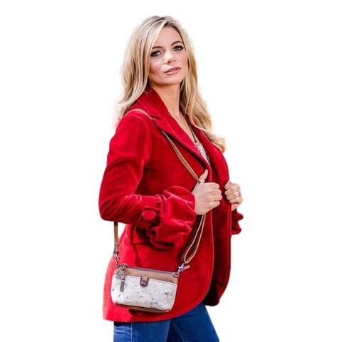 StS Ranchwear Western Handbag Womens Cowhide Willa Brown - 7.5 W x 4 H x 2.5 D