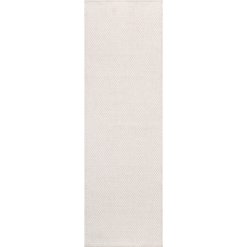VILLADECOR Easy Jute Indoor Outdoor Weaving Area Rug - 5' x 7' - Gray
