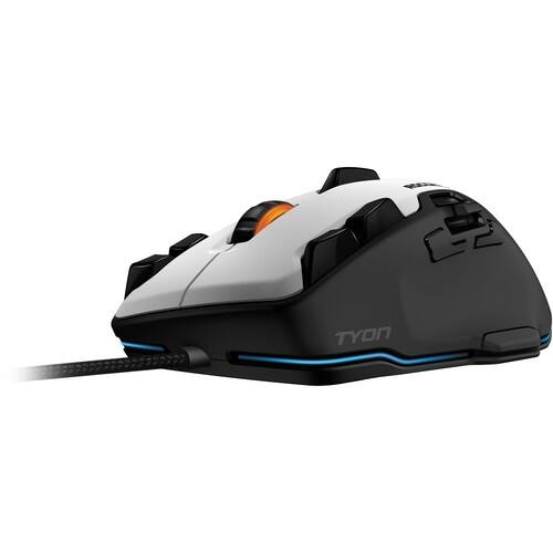 Shop Roccat Roc 11 851 Am Tyon White Action Multi Button Gaming Mouse Overstock