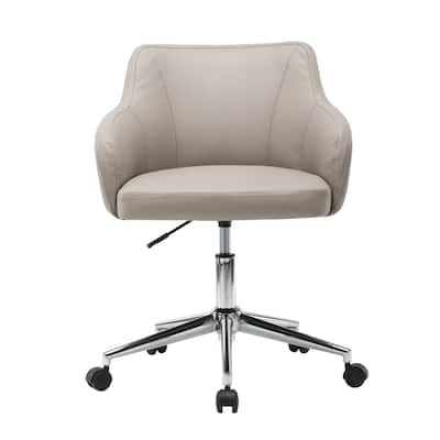 Upholstered Comfy and Classy Pneumatic Height Adjustable Home Office ...