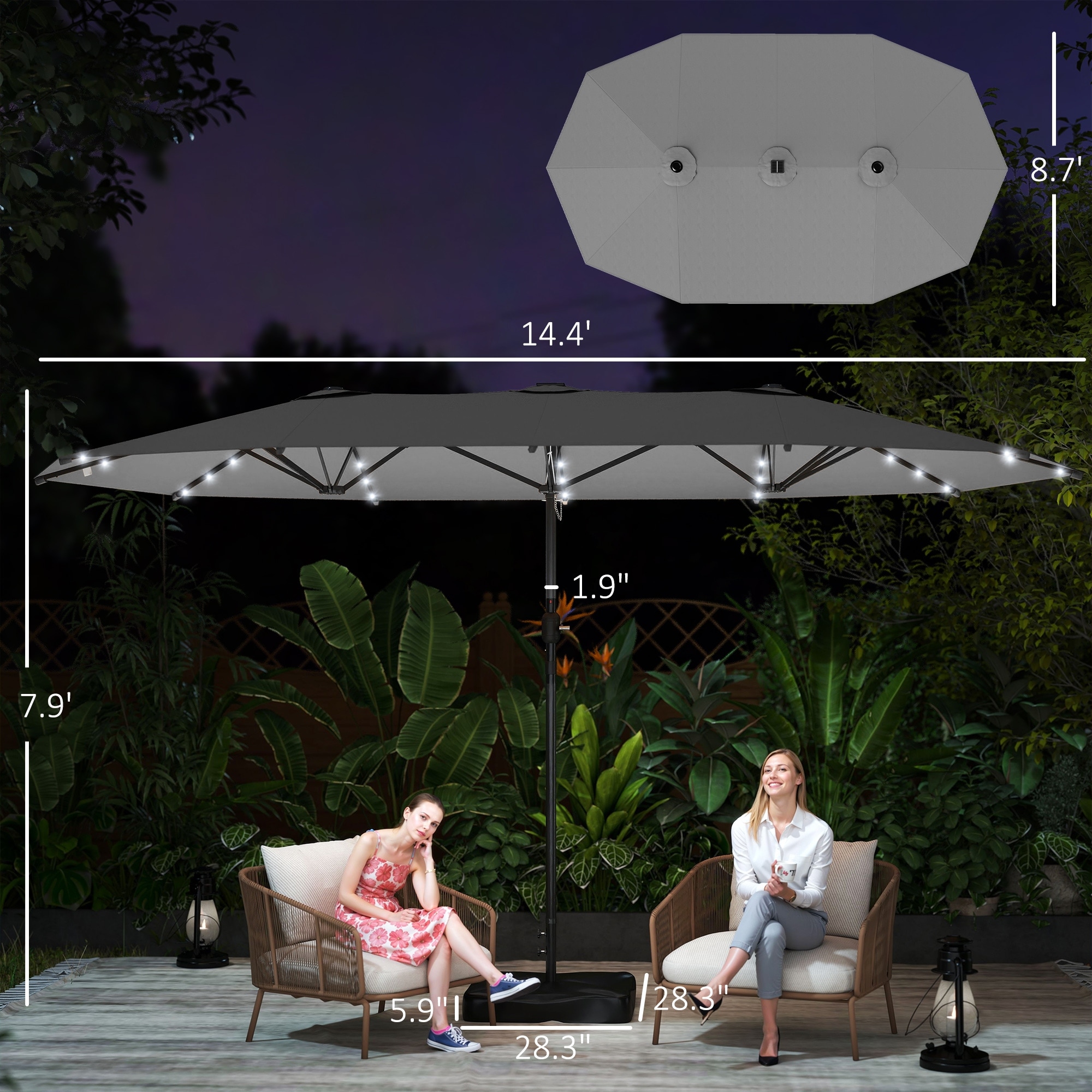 14 ft Patio Umbrellas - Bed Bath & Beyond
