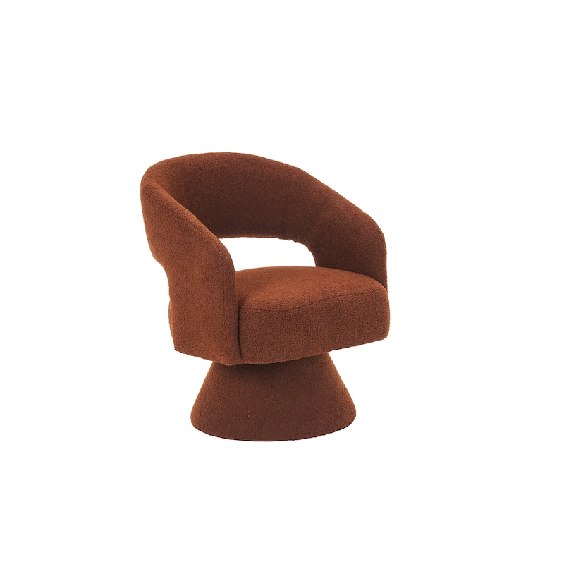 Swivel Accent Chair Armchair, Round Barrel Chair