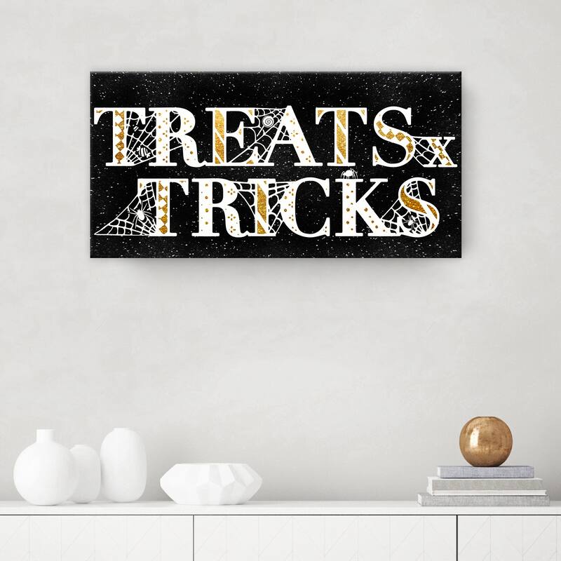 ChiChi Décor 'Treats & Tricks' Halloween Canvas Wall Art