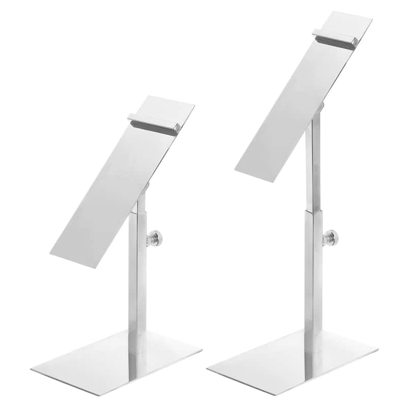 2 Pcs Shoe Display Stand Adjustable Height Shoe Rack
