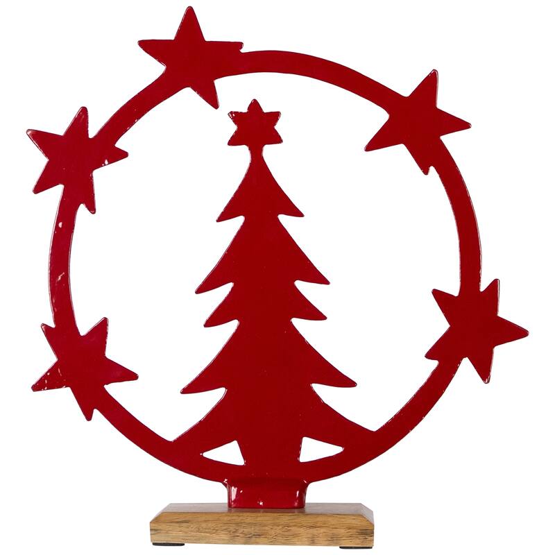 Star Bright Metal Tree Christmas Decoration - 12"