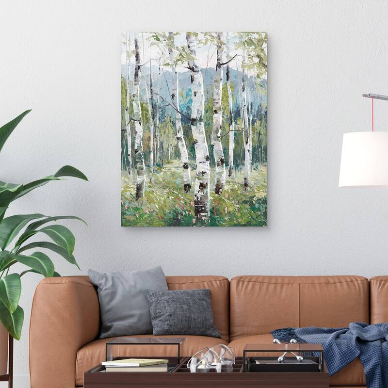 Spring Greens Light by Dean Bradshaw Canvas Art Print