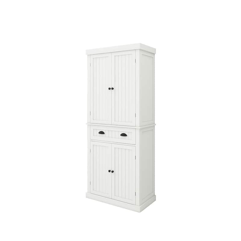 72 in. H Kitchen Storage Pantry Cabinet Closet with Doors