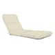 Sunbrella Chaise Lounge Cushion - Canvas Canvas