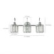 preview thumbnail 8 of 24, 3/ 4 - Light Modern Glam Luxuriou Dimmable Crystal Bathroom Vanity Light Linear Wall Light