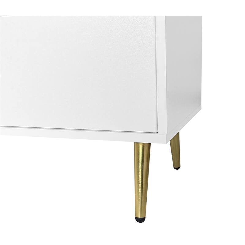 Wood 7 Drawers Large Chest of Drawer Cabinet with Handle and Legs