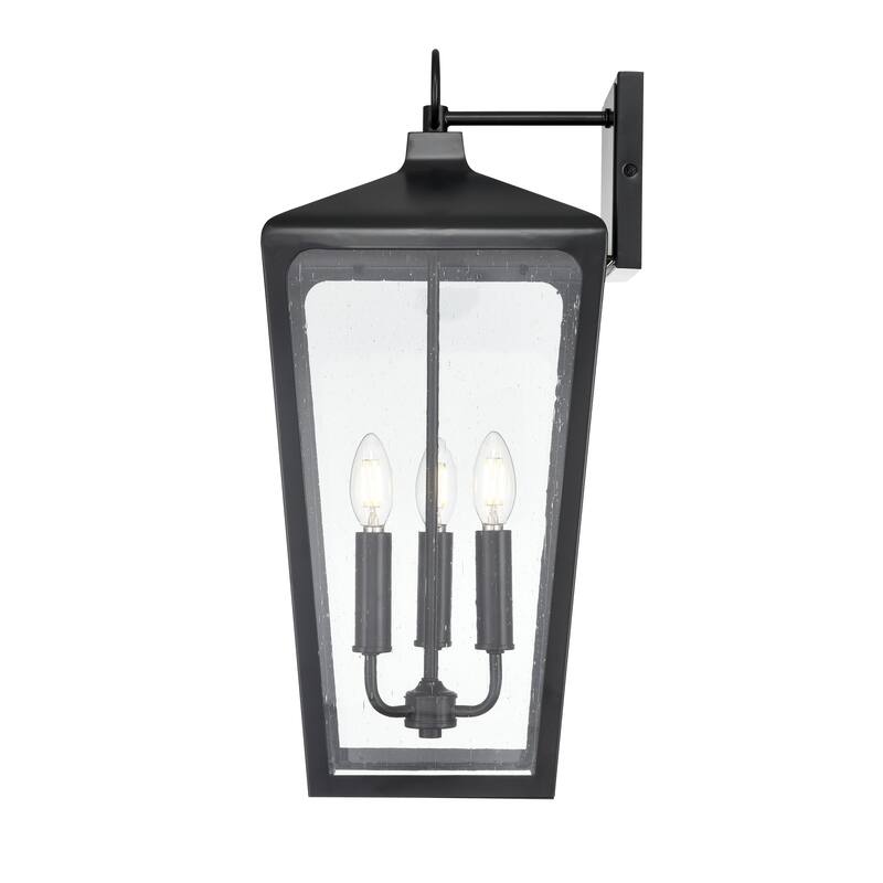Millennium Lighting Brooks 2 Light Outdoor Wall Sconce in Powder Coat Black