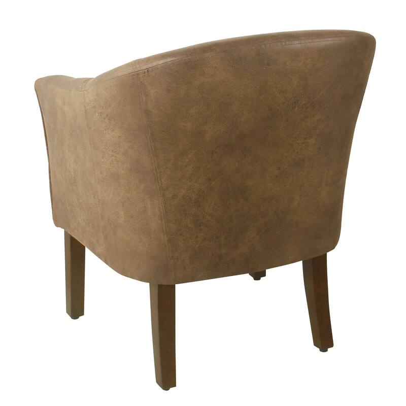 Porch & Den Kingswell Upholstered Barrel Accent Chair