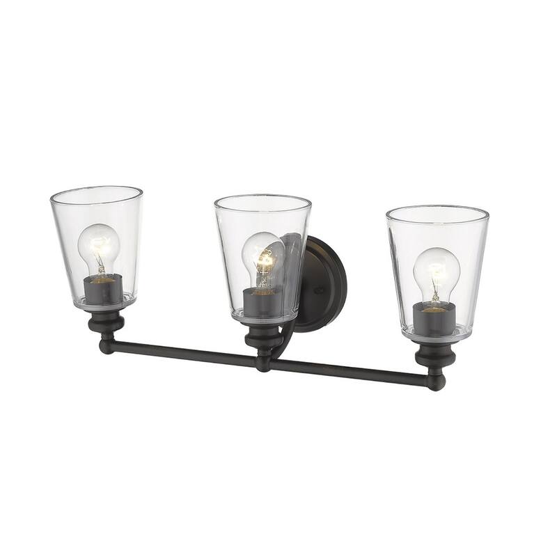Modern Clear Glass Shade Wall Sconce with Swing Arm for Home Lighting