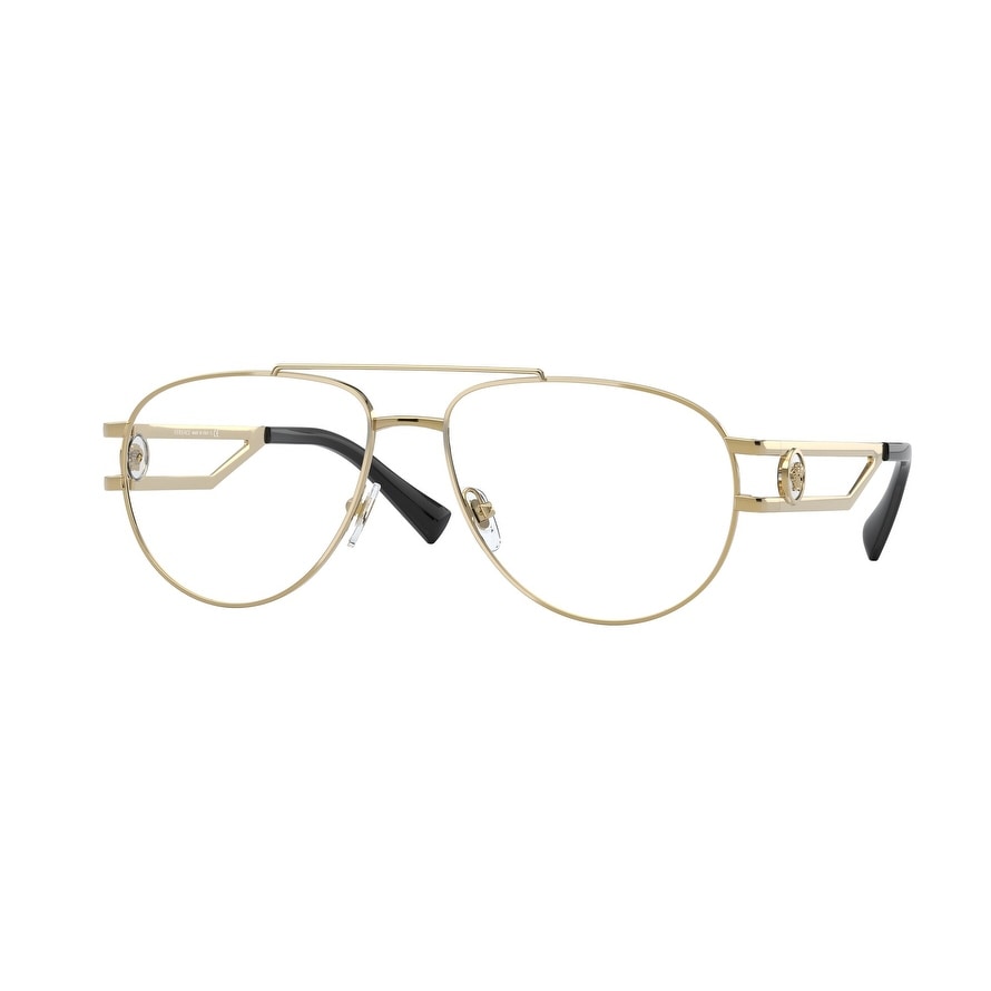 Versase VE1269 1002 57 Gold Man Pilot Eyeglasses