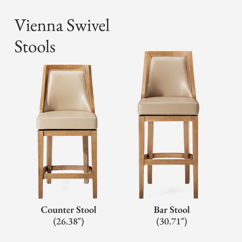 Maven Lane Vienna Swivel Kitchen Stool