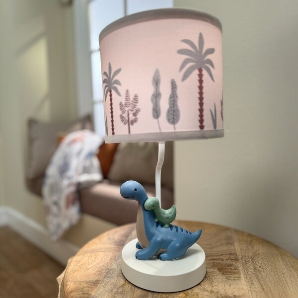 Lambs & Ivy Dino-Might Hand-Painted Nursery Lamp - Bed Bath Lambs & Ivy Dino-Might Hand-Painted Nursery Lamp - Bed Bath