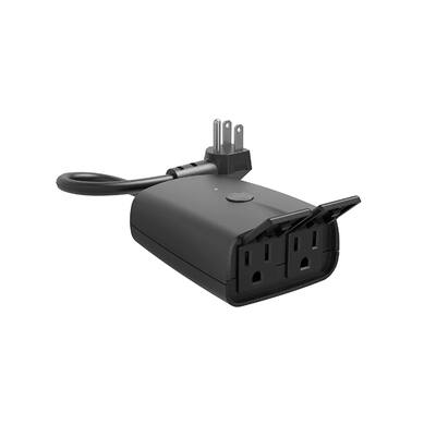 Brightech Outdoor Schedulable 2 Socket Wi-Fi Smart Plug