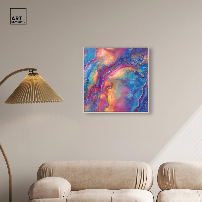 Glittering Spectrum II Canvas by Art Remedy