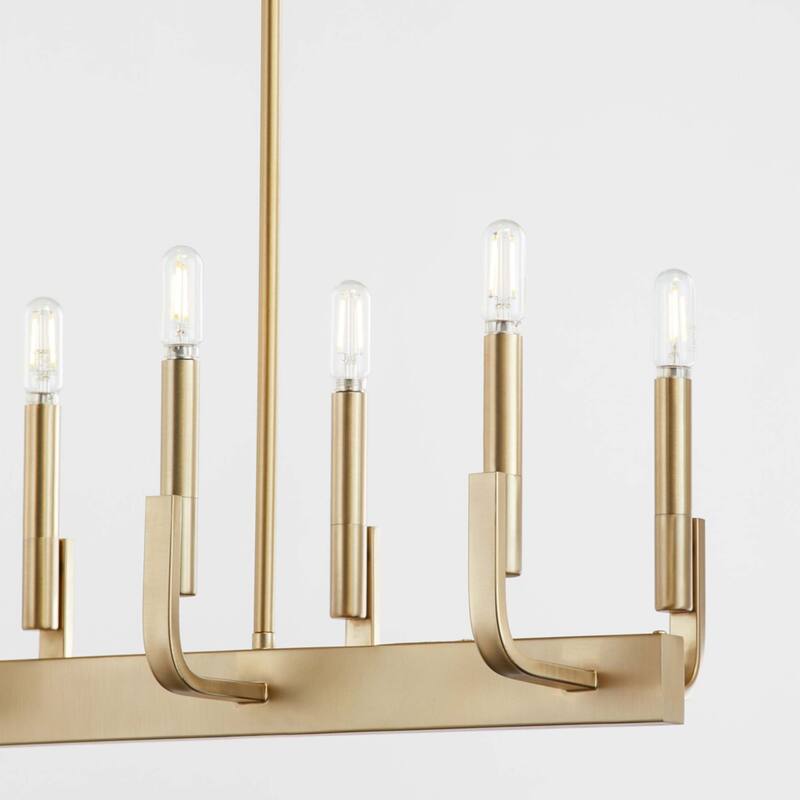 Quorum International 6610-8 Tempo 8 Light 30" Wide Linear Pendant