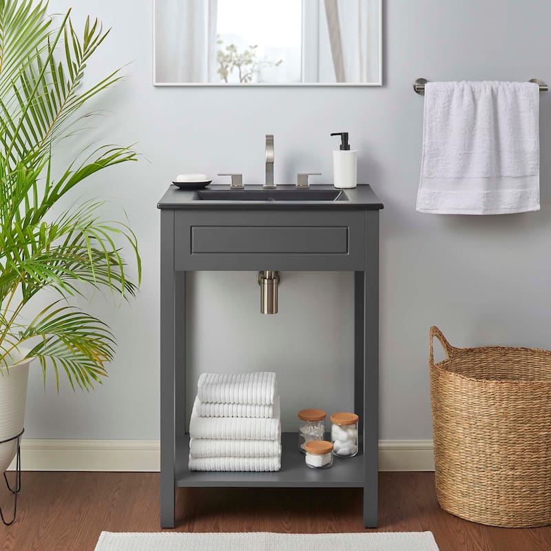 Altura 24" Bathroom Vanity - Gray Black