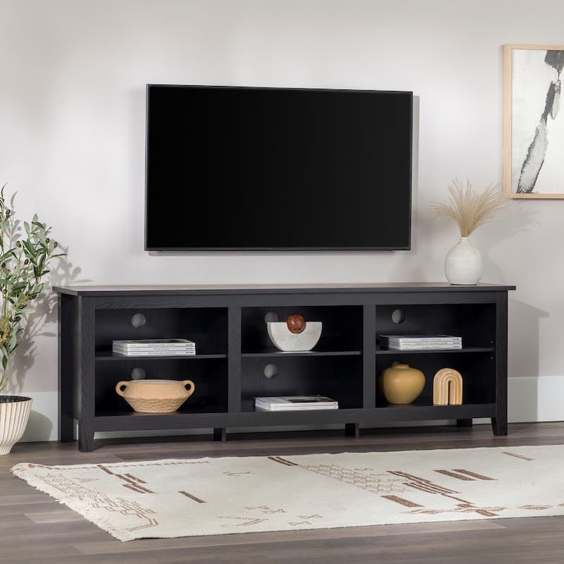 Middlebrook Designs 70-inch Wooden TV Stand with Open Storage