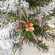 preview thumbnail 4 of 2, Delightful Decoration Beaded Candy Cane Ornament (Set of 4 pcs)