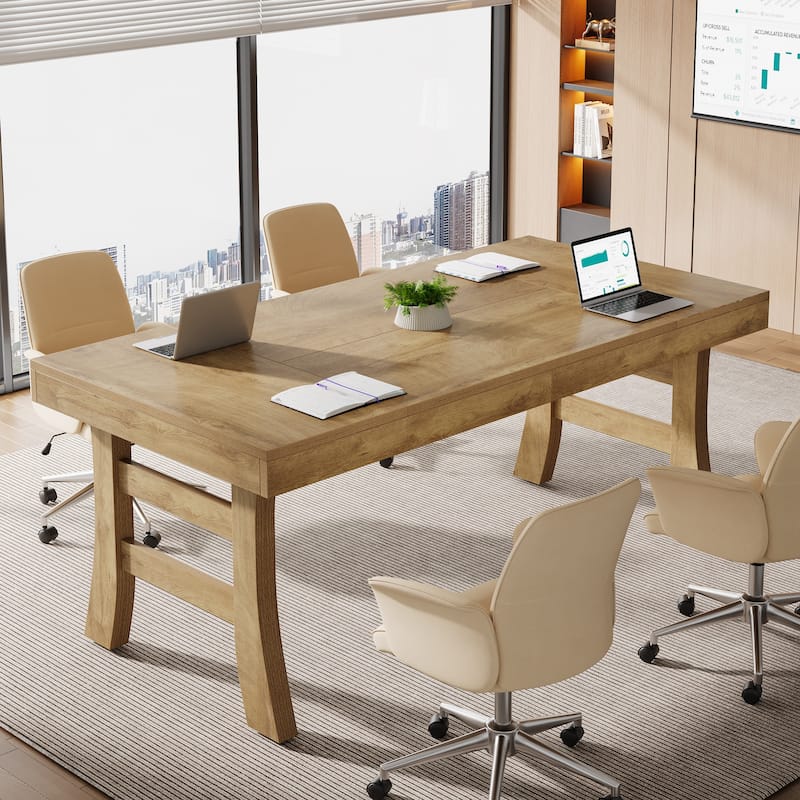 63 Inches Large Office Desk Computer Writing Table