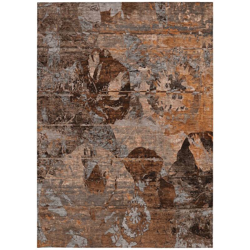 Rane Botanic Elegance Weather Resistant Timeless Fusion Outdoor Rug