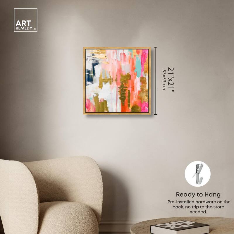 Exuberant Hues I Canvas by Art Remedy