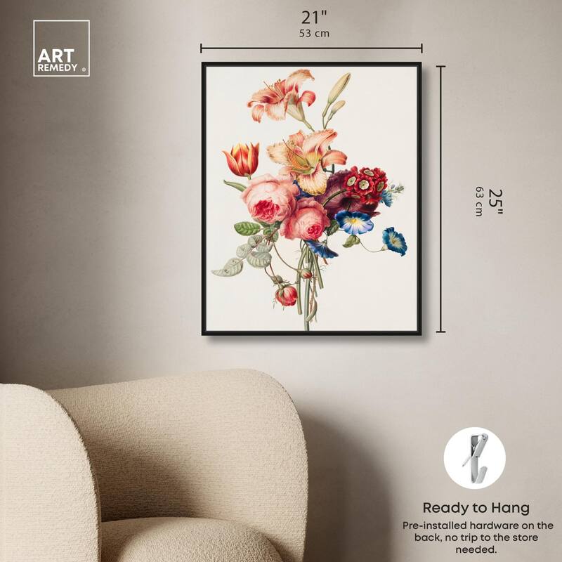 Bouquet 1820 Canvas by Art Remedy