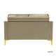 preview thumbnail 69 of 71, Clos 51'' Modern Upholstered Sofa with Golden Legs by HULALA HOME