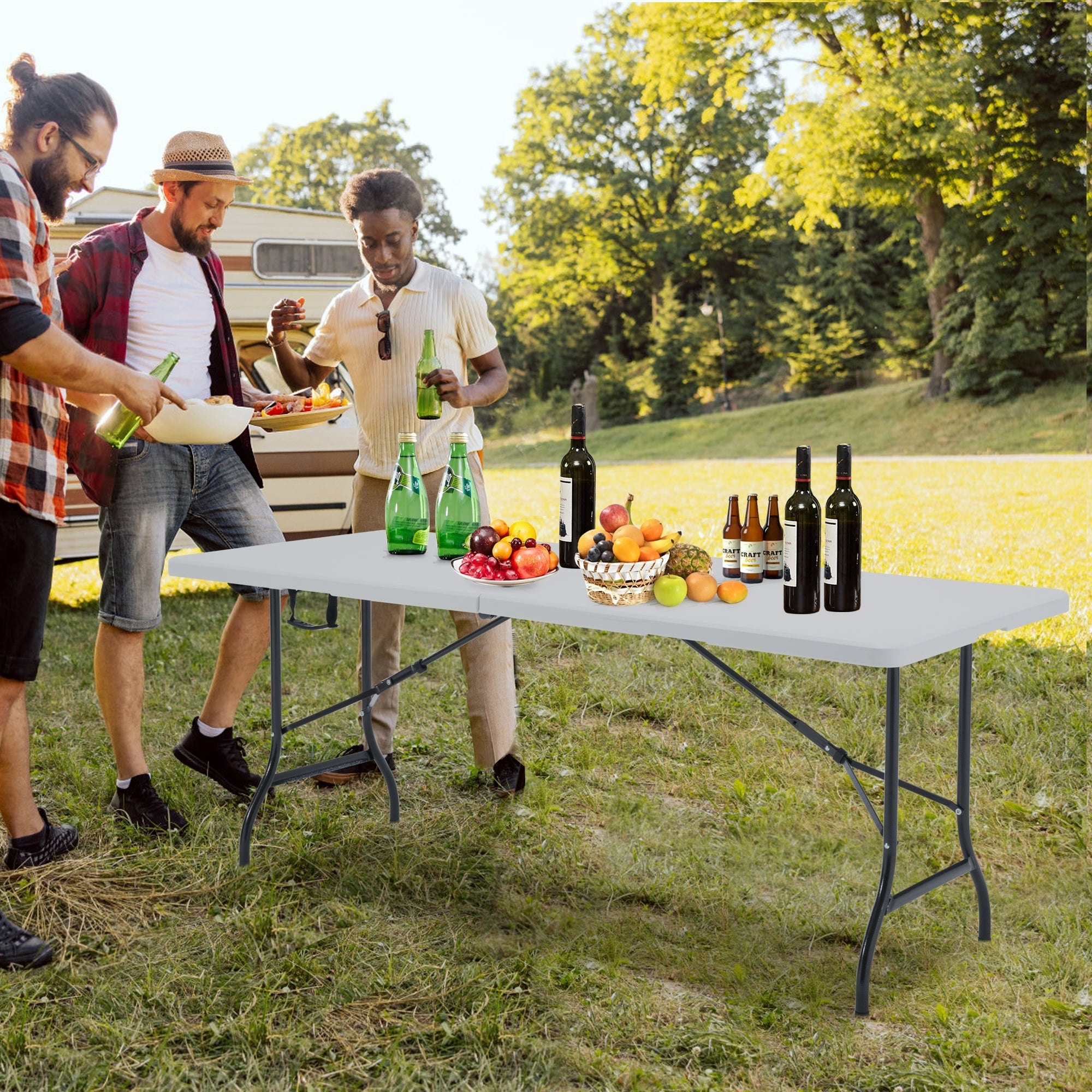 Portable Table Folding Table with Carry Bag Table for Camping Picnic Bed Bath Beyond 38160806