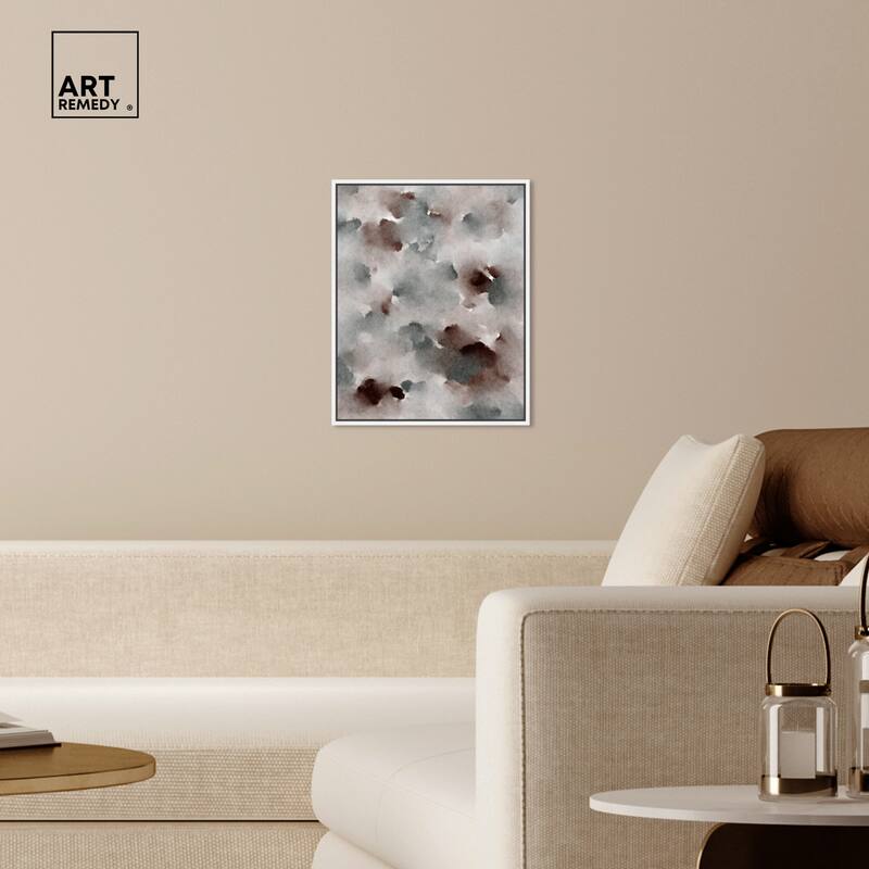 Art Remedy The Winter February Framed Watercolor Boho Abstracts