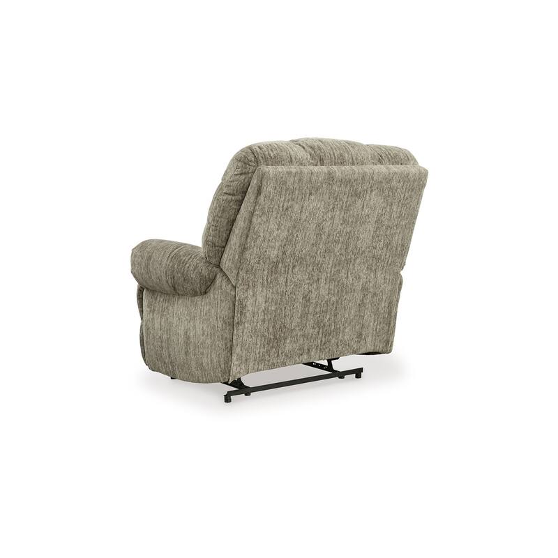 Mikey Manual Recliner Chair, Zero Wall, Plush Taupe Polyester Velvet