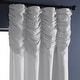 preview thumbnail 12 of 34, Exclusive Fabric Ruched Textured Faux Dupioni Silk Curtain (1 Panel)