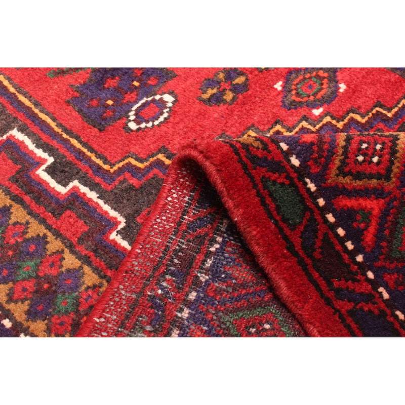 ECARPETGALLERY Hand-knotted Anadol Red Wool Rug - 4'9 x 7'5