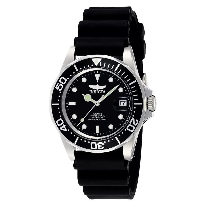 Invicta Men's 9110 Pro Diver Automatic 3 Hand Black Dial Watch