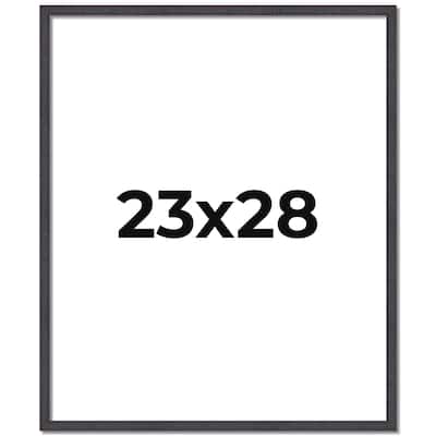 23x28 Frame Brown Solid Wood Picture Frame - Complete Modern Photo
