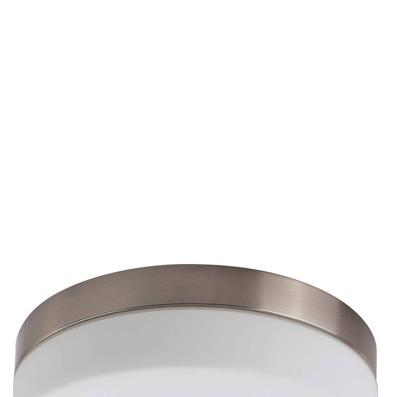 1 Light Flush Mount Ceiling light in Brushed Nickel
