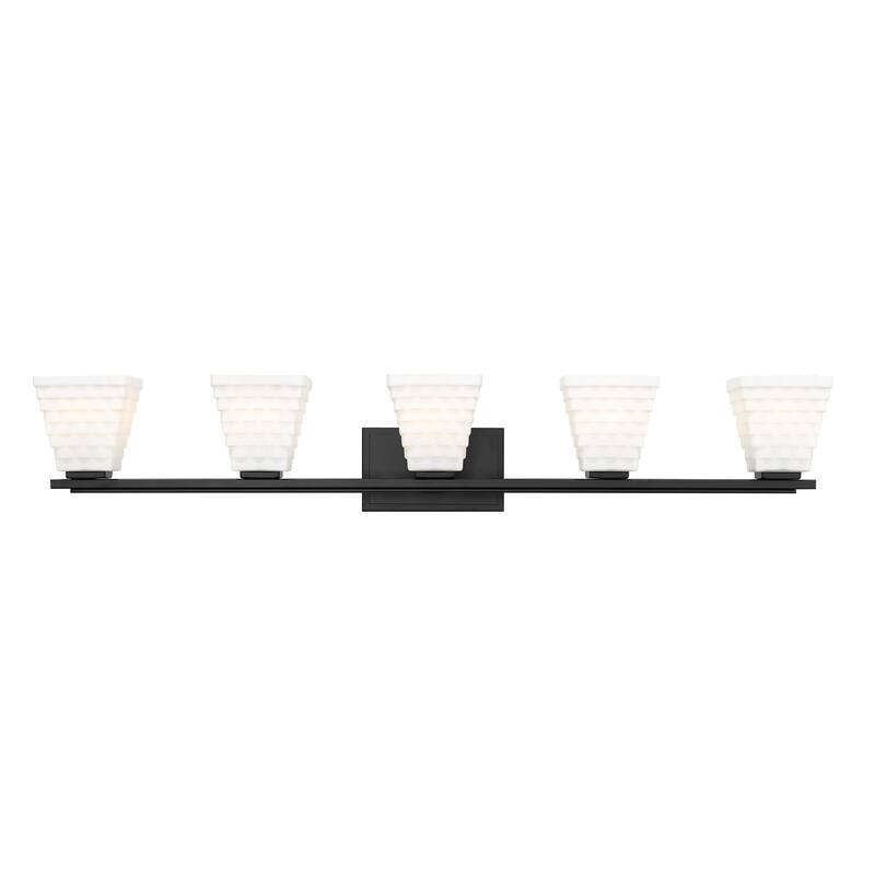 Z-Lite Annalise 5 Light Vanity - Matte Black