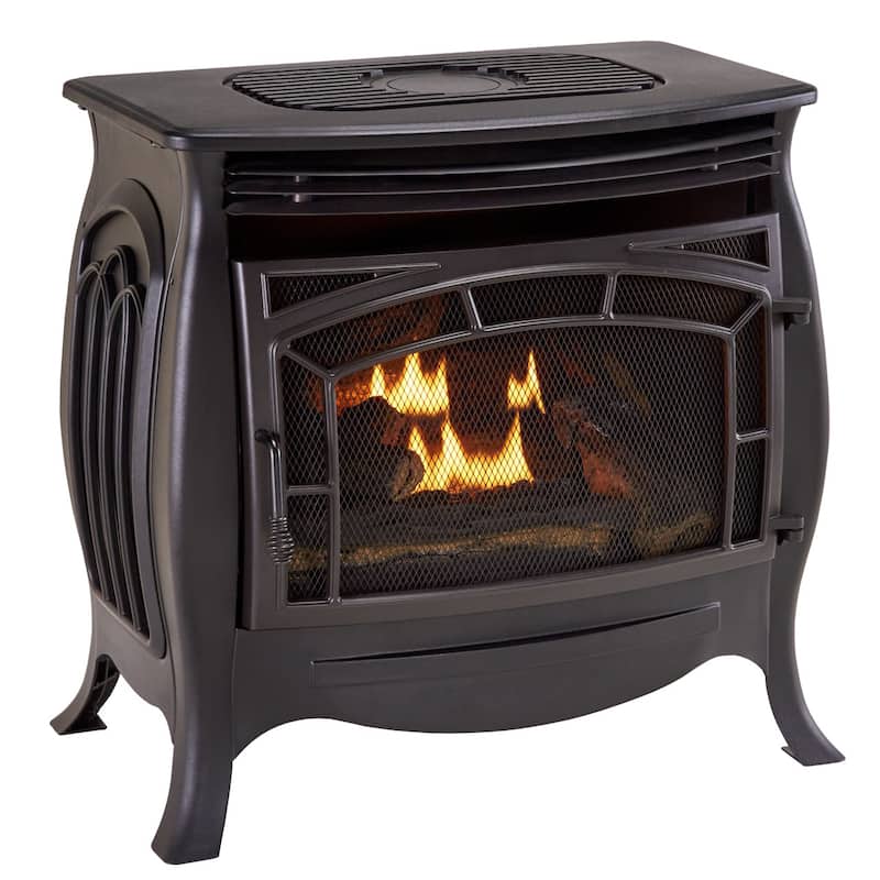 Duluth Forge FDSR25 26,000 BTU Vent Free Dual Fuel Free Standing Stove