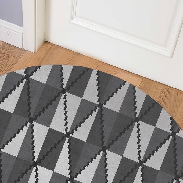 CANE BLACK AND WHITE Doormat By Kavka Designs Bed Bath & Beyond