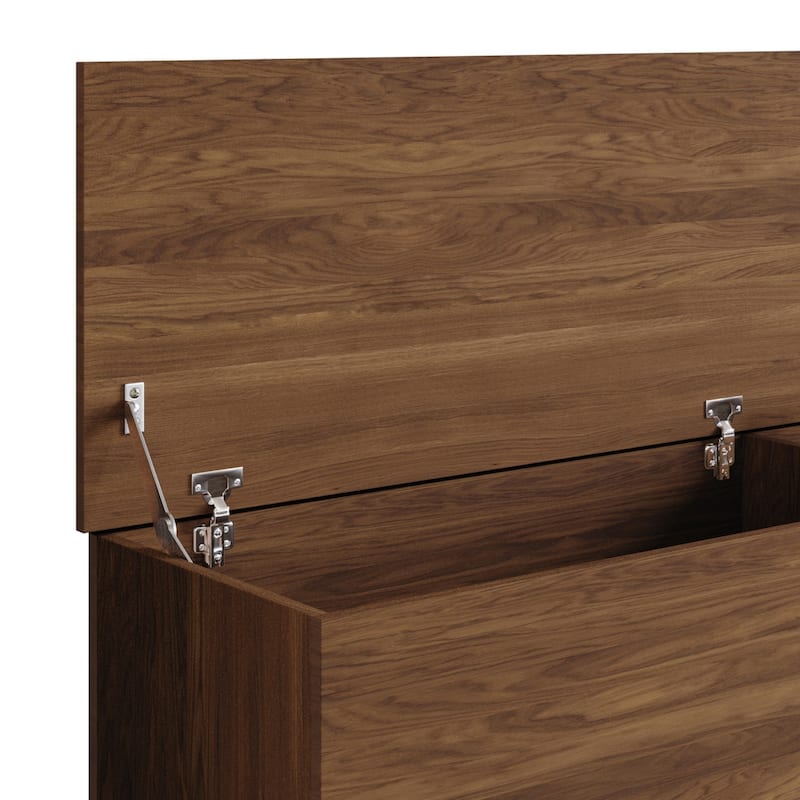 Clayfell Auburn Storage Cabinet Bench