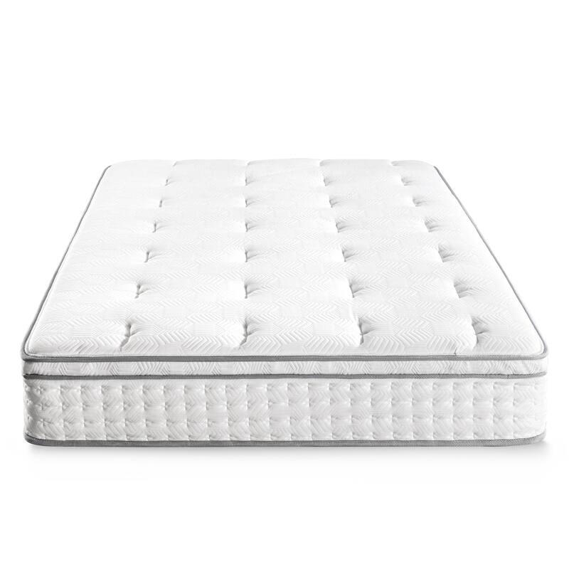 Priage by ZINUS 12" Euro Box Top Pocket Spring Hybrid Mattress - Twin