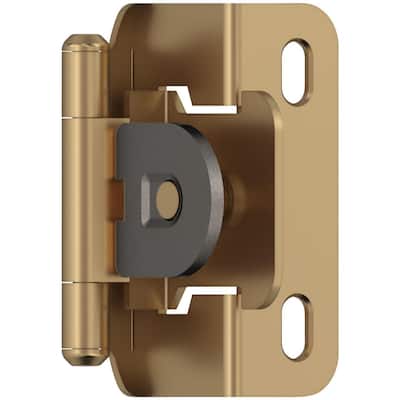 Amerock BP8719 Functional Hardware 1/2" Overlay Wrap Cabinet Door - Champagne Bronze