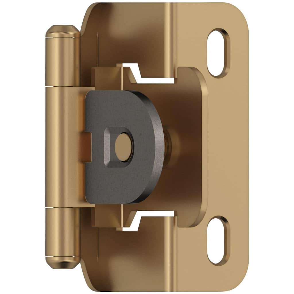 Amerock BP8719 Functional Hardware 1/2" Overlay Wrap Cabinet Door - Champagne Bronze