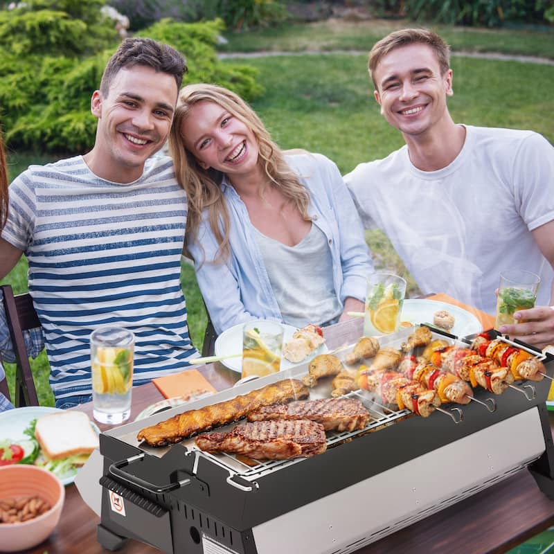 Royal Gourmet 24-Inch Portable Gas Griddle ,Silver